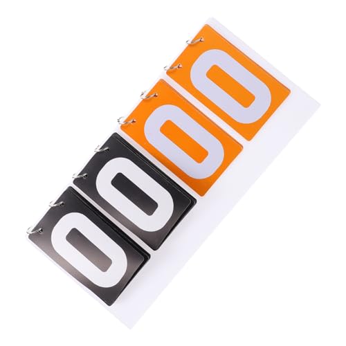 POPETPOP Portable Flip Scoreboard Durable Tabletop Scorekeeper for Soccer Basketball and Table Tennis Easy to Read Numbers for Sports Events and Tournaments
