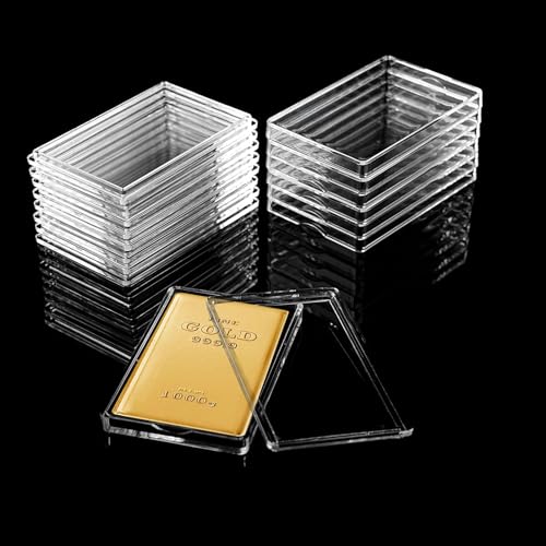 Caja organizadora acrílica para barras de plata 24 pcs miniatura 1