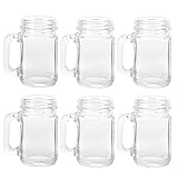 BESTonZON 6stücke Kleine Glas-tassen Weinhalter Haushalts-glas-tassen Kleine - -schnaps- Für Party Geburtstag Hochzeit Mit Tee Kaffee Milch Spirituosen