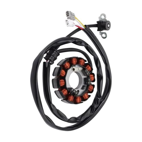 Générateur Stator Magnéto Moto Yamaha WR250F 5UM-81410-09-00 pour Allumage Stable et Énergie Restaurée
