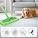 Nicemiya 8 Pack Reusable Mop Pads Compatible with Swiffer Sweeper, Coral Fleece Washable Swiffer Mop Pads, Dry & Wet Sweeping Mopping Cloths (Green, Not Included Mop)