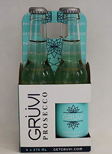 Gruvi Non-Alcoholic Prosecco, 50 Calories, 12 Bottles, 0% ABV, Non Alcoholic Sparkling Wine, Zero Alcohol Wine, - Thumbnail 3