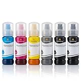 Subliking® Sublimationstinte für Ecotank Epson® ET-8550 ET-8500 Eco Tank Drucker, 6x70ml (BK, PB, C, M, Y, GY), für T-Shirt- Becher- Tassen- Transferdruck, Sublimationsdruck