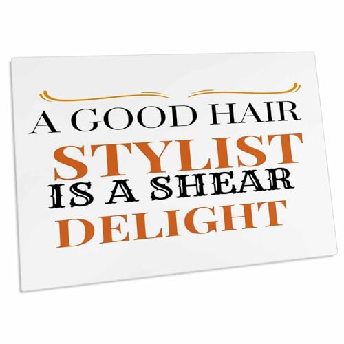 3dRose Escritorio Pad Text of a Good Hair Stylist Shear Delight miniatura 1
