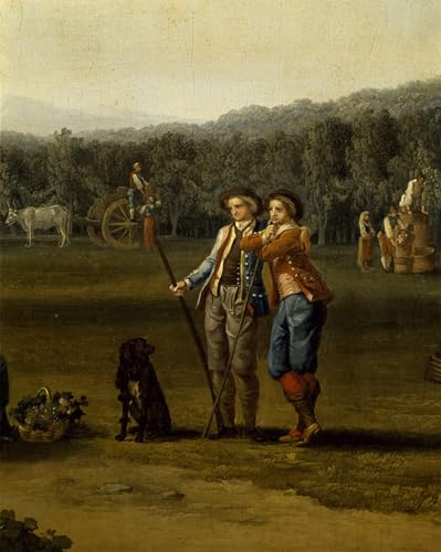 Peinture Décorative Vendanges à Carditello pour grand mur vide