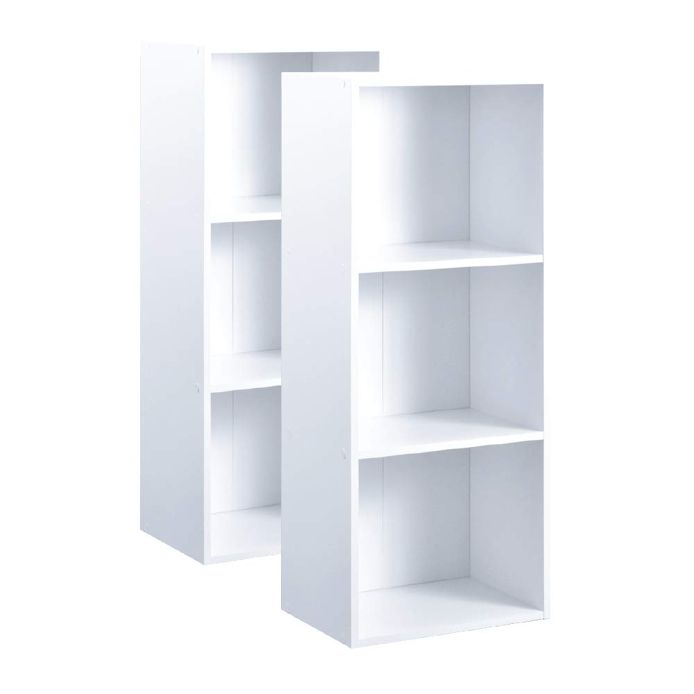 Amazon｜【2個セット】 カラーボックス3段 A4サイズ H1457-2SET 