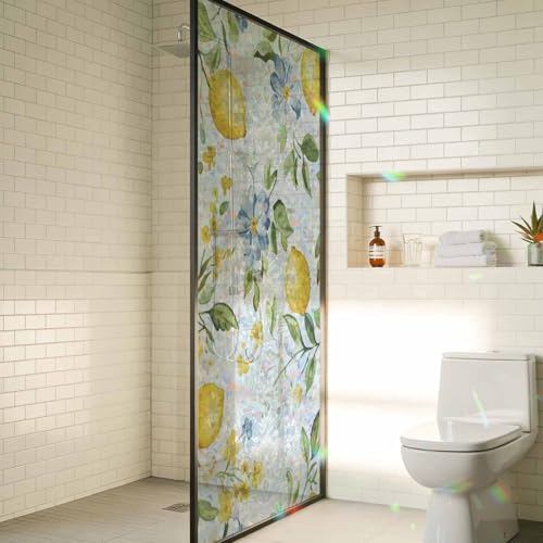 Lámina Vinilo Decorativo para Ventanas Amarillo Limón 17.7x78.7in miniatura 4