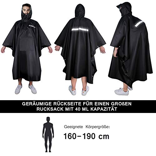 Wasserdichter Regenponcho aus 210T Oxford-Stoff für Outdoor