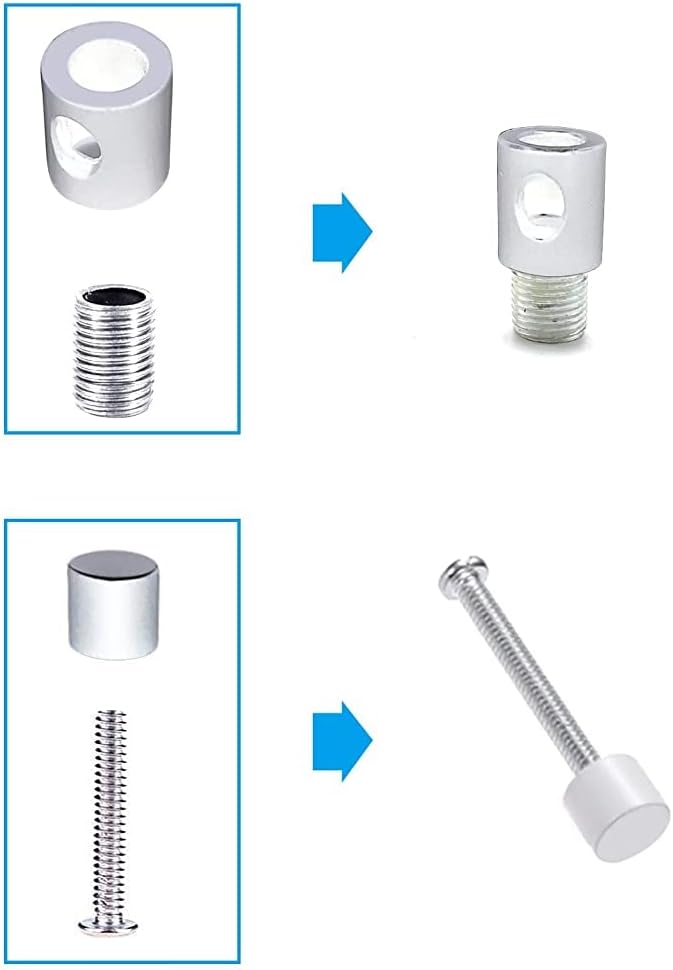 Chandelier Canopy Kit, WOYTTSYSM5 1/8 Ceiling Lighting Modern Steel Canopy Kit Light Fixture Cover Plate with Hardware for Pendant Lighting Fixtures (White)