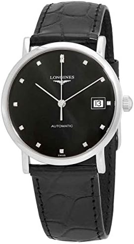 Longines Elegant Collection Black Dial Women&#39;s Watch L4.809.4.57.2