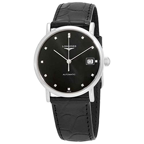 Longines Elegant Collection Black Dial Women's Watch L4.809.4.57.2