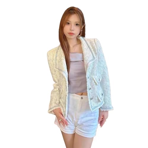 Veste en tweed ample pour femme le manteau rétro idéal pour vos sorties urbaines