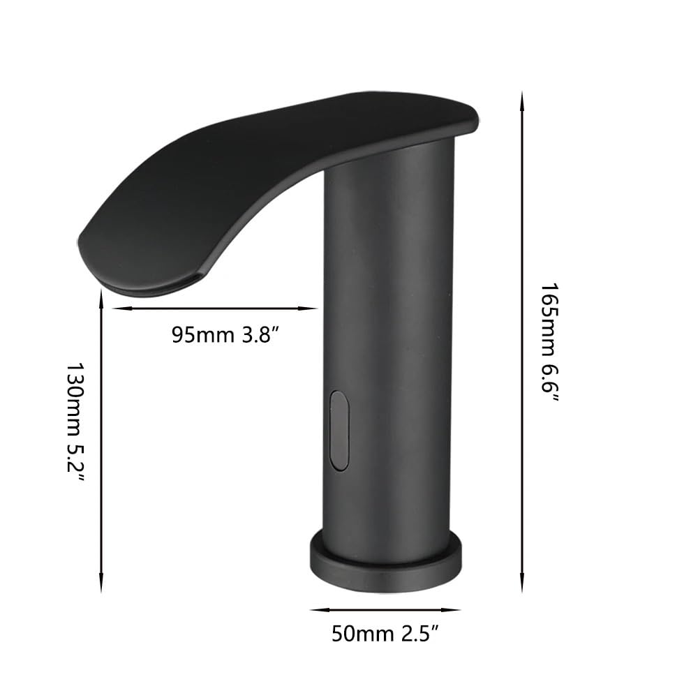 VELORE grifo automático blanco con sensor infrarrojo para lavabo 7
