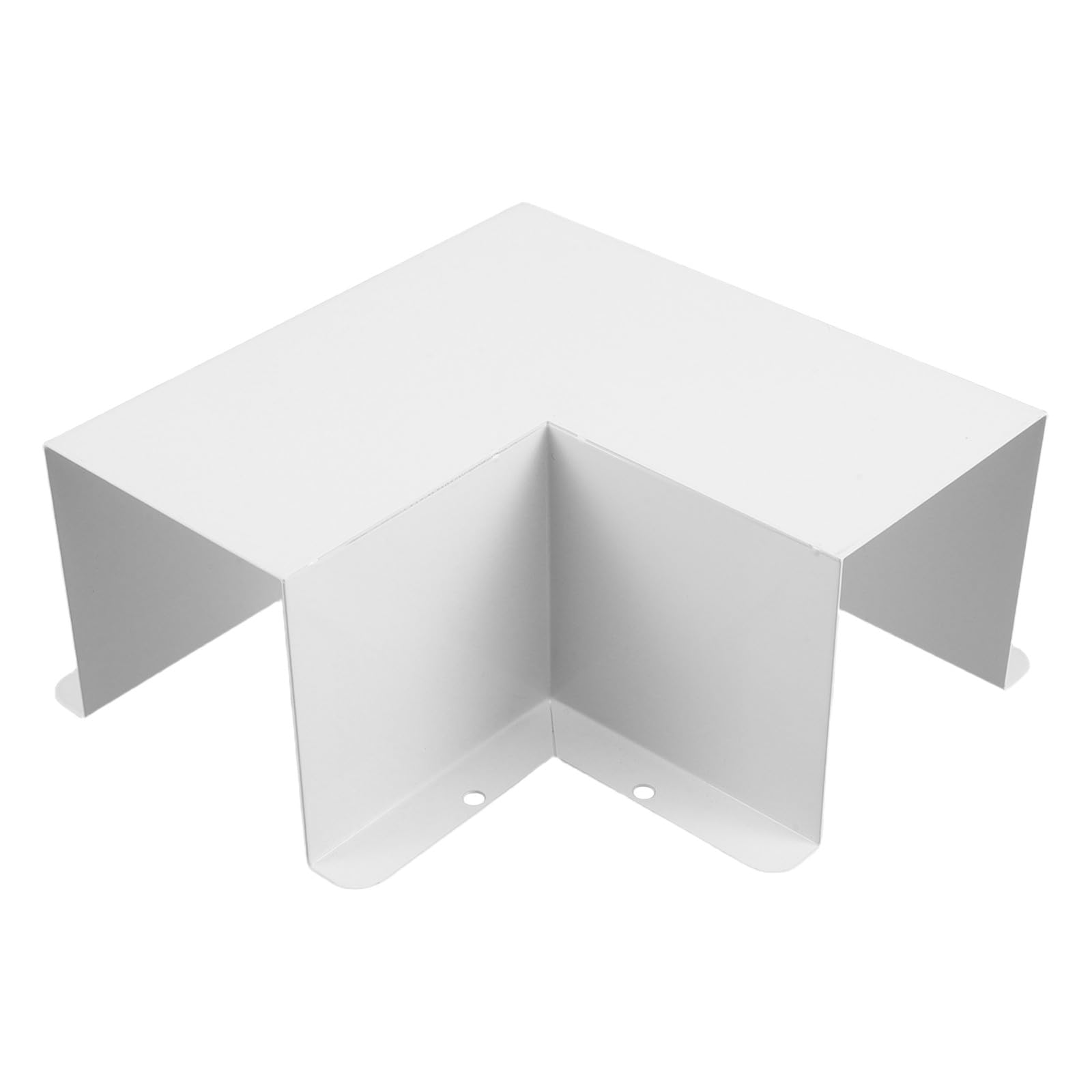 Coude plat à 90° CVC optimisant le flux d'air de ventilation 4 x 4 po