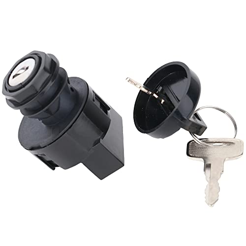Ignition Key Switch 3 Position 6 Pins for 2001-2018 Polaris Ranger, RZR, Sportsman,170 300 325 400 425 450 500 550 570 600 700 800 850 900 1000 4,XP,X2,Crew,EV,HD,S Replace 4011002 4012165 4010390