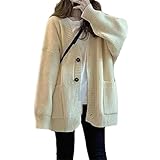 Tejido suave: este cárdigan para mujer está hecho de tela de punto suave que es increíblemente suave y agradable al tacto. No es demasiado pesado, pero ofrece una excelente calidez, elasticidad y transpirabilidad. Es cómodo, sofisticado y elegante, por lo que es un nuevo favorito de armario y una forma segura de crear un aspecto llamativo en días fríos.
