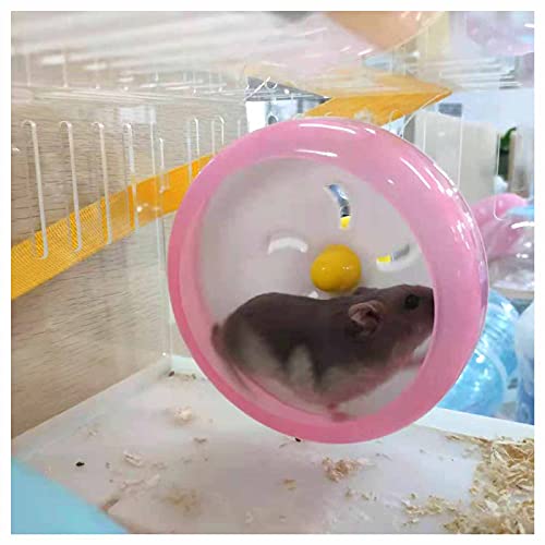 Andiker Hamster Running Wheel 4.72”, Silent Jogging Exercise Toy Hamsters Cage Accessory for Drawf Hamster Golden Silk Shih Tzu Bear - Image 6