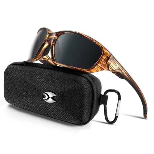 Image of suoso Sports Polarized Sunglasses for Men: Womens UV400 Protection Sun Glasses Wrap Around Goggles for Fishing Driving TR90