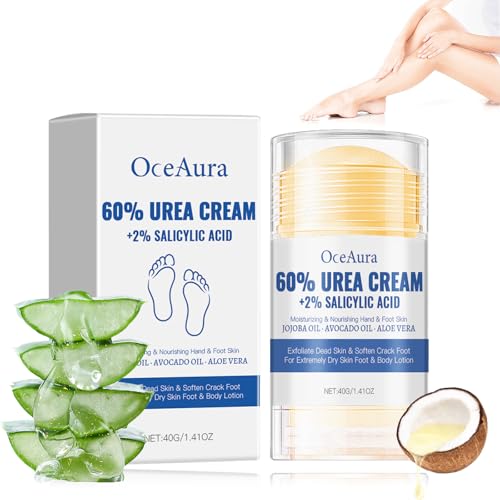 Fußcreme Trockene Füße Fusscreme Sehr Trockene Füsse Hydrating and Anti-Cracking Foot Cream Aktualisierung Feuchtigkeitsspendende und Anti-Riss-Fußcreme Fußpflegecreme Lindert Trockenheit.