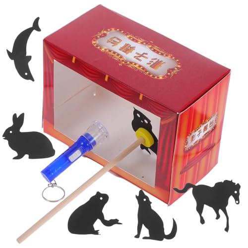 ifundom - ifundom Kit DIY Marionnettes à Silhouettes Traditionnelles pour Garçon Fille Jeu Éducatif et Interactif Théâtre d’Ombres à Construire Activité Manuelle Créative pour Filles et Garçons