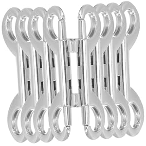 FUNOMOCYA 8 Stück Doppelseitiger Karabinerhaken