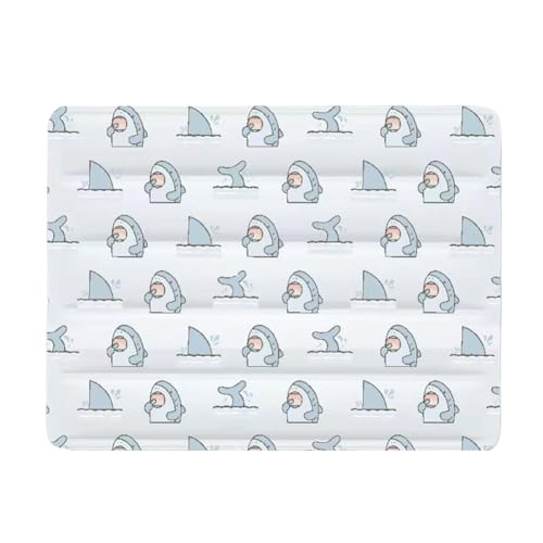 ひんやりマット 冷感 犬 猫 冷却マット 暑さ対策 漏れ防止 滑り止め 洗える クールベッド 夏用快眠 寝具 小中大型犬対応 熱中症対策 (ホワイト, XL)