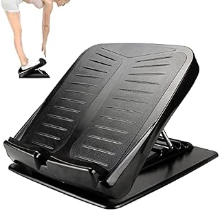 JADE KIT Slant Board, Adjustable Incline Board Portable Leg Exercise Ankle Foot Calf Stretcher, Balancing Fitness Pedal Wedge Stretch for Rib, Heel, Hamstring, Achilles, Leg Calves Muscle Exerciser