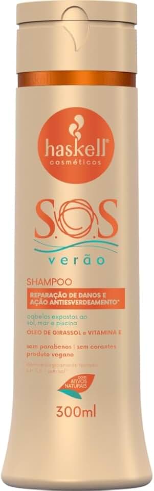 Haskell Shampoo Girassol Pos Sol 300 Ml Sos Verão