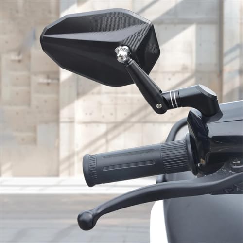 Rétroviseurs de moto réglables argentés pour modèles 650 et 1000 - 3