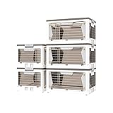 【磁石開閉式 片手開閉】NiftyLife 432L収納ボックス折りたたみ式５面開き 積み重ね可能 全方向から取り出せる 収納コンテナ折り畳み コンテナボックス 大容量 ロック設計 キャスター付き衣装ケース半透明 防塵 防湿 衣類 書類 小物 家庭用 オフィス用 車用,ホワイト(幅42×奥行61.5×高さ168cm)