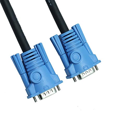 Lysee VGA Cables - VGA Cable 3+6 1.5m 1.8m 3m 5m 10m 15m 20m VGA To VGA Cable For HDTV PC Laptop 360 TV Box Projector Monitor cable vga - (Color: Other, Length: 15m)
