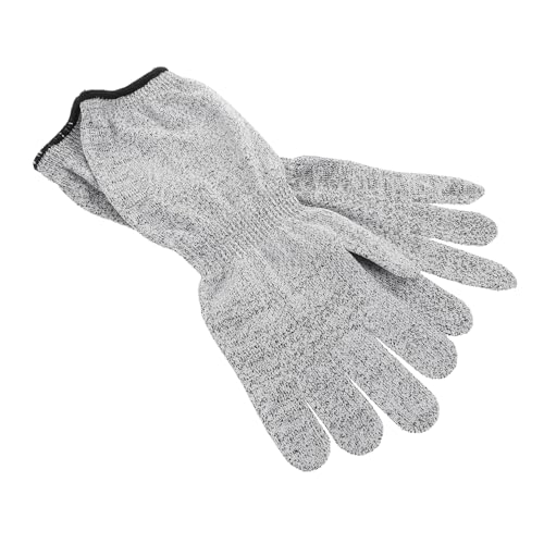 POPETPOP Guanti Anti-taglio Con Maniche Lunghe Resistenza All Usura Protezione Braccia Materiale Traspirante Adatto Edilizia e Cucina