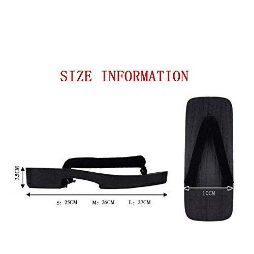 YANMUZI Sandali Geta Sandali Geta da Uomo in Legno...