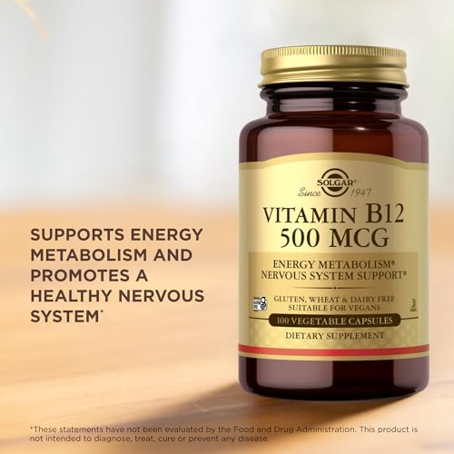 Vitamin B-12 500mcg Solgar 100 Caps - image 5