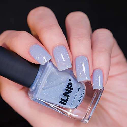 Image of ILNP Up Above - Creamy Pastel Sky Blue Shimmer Jelly Nail Polish