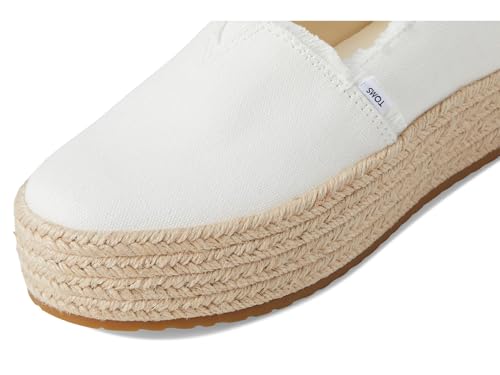 Image of TOMS Women's Valencia Platform Espadrille, Textile Upper, OrthoLite Insole