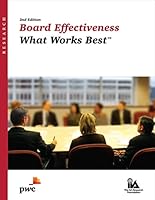 Board Effectiveness: What Works Best, 2nd Edition 0894137158 Book Cover