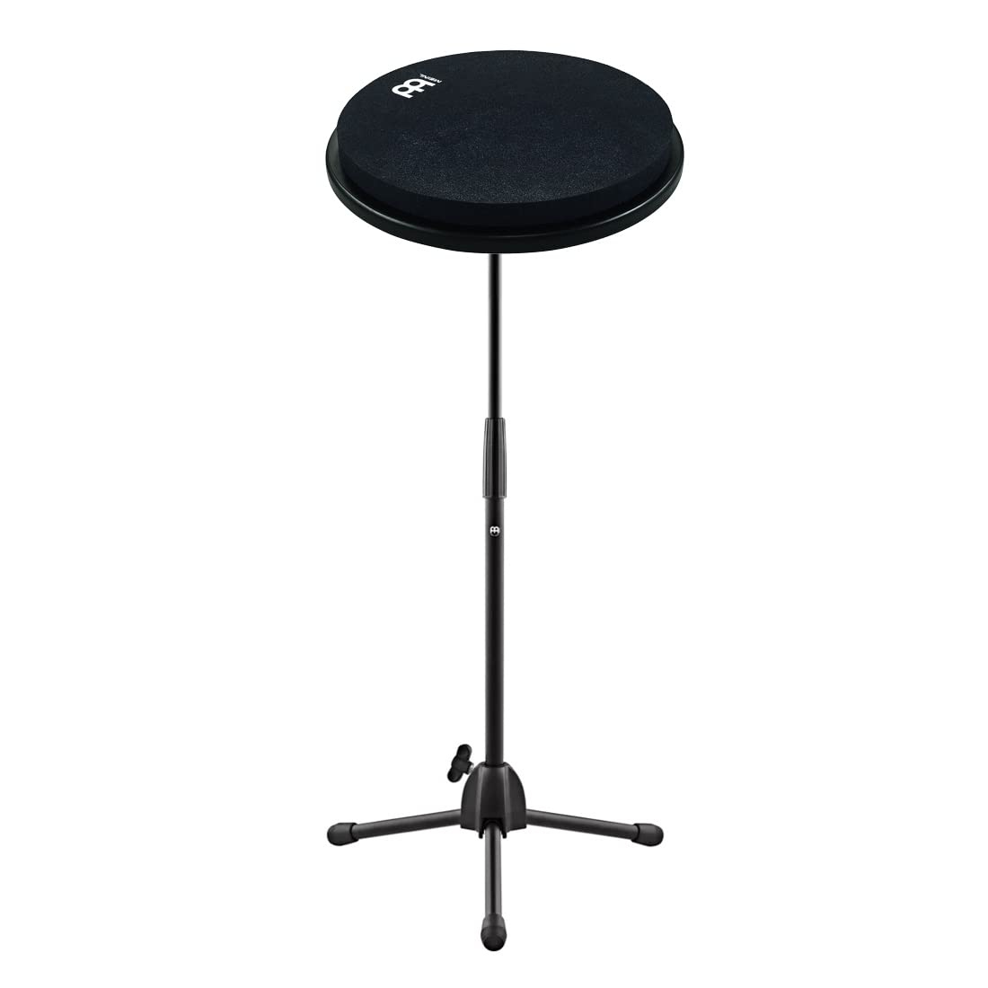 Meinl MMP12BK Marshmallow Practice Pad 12 Zoll Schwarz + Pad-Ständer+ keepdrum Drumsticks