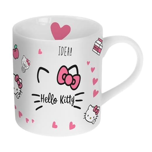 Hello Kitty Taza infantil en caja de regalo de cerámica