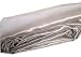 Cord Cover Silver Satin Fabric Handmade 100 Sizes to Choose From