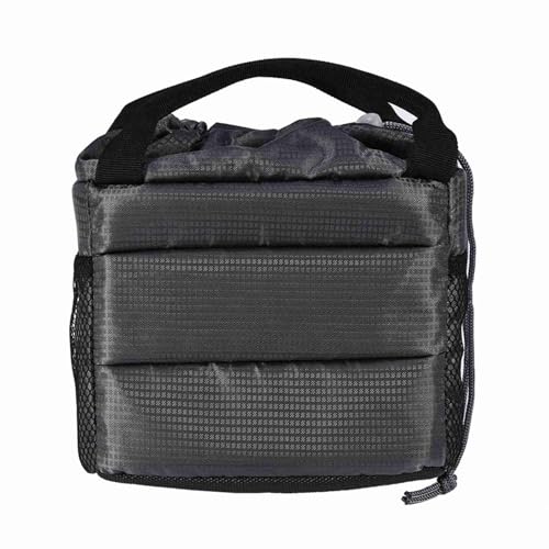 Sac pour appareil photo antichoc gris en polyester imperméable pour reflex numérique
