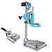 Bench Drilling Machine, Pillar Drill Stand, 90°Rotating Drill Press with Vice for Wood, Aluminum, Composite Panels Drilling, Adjustable Working Stroke, Maxi Clamping Diameter: 44mm