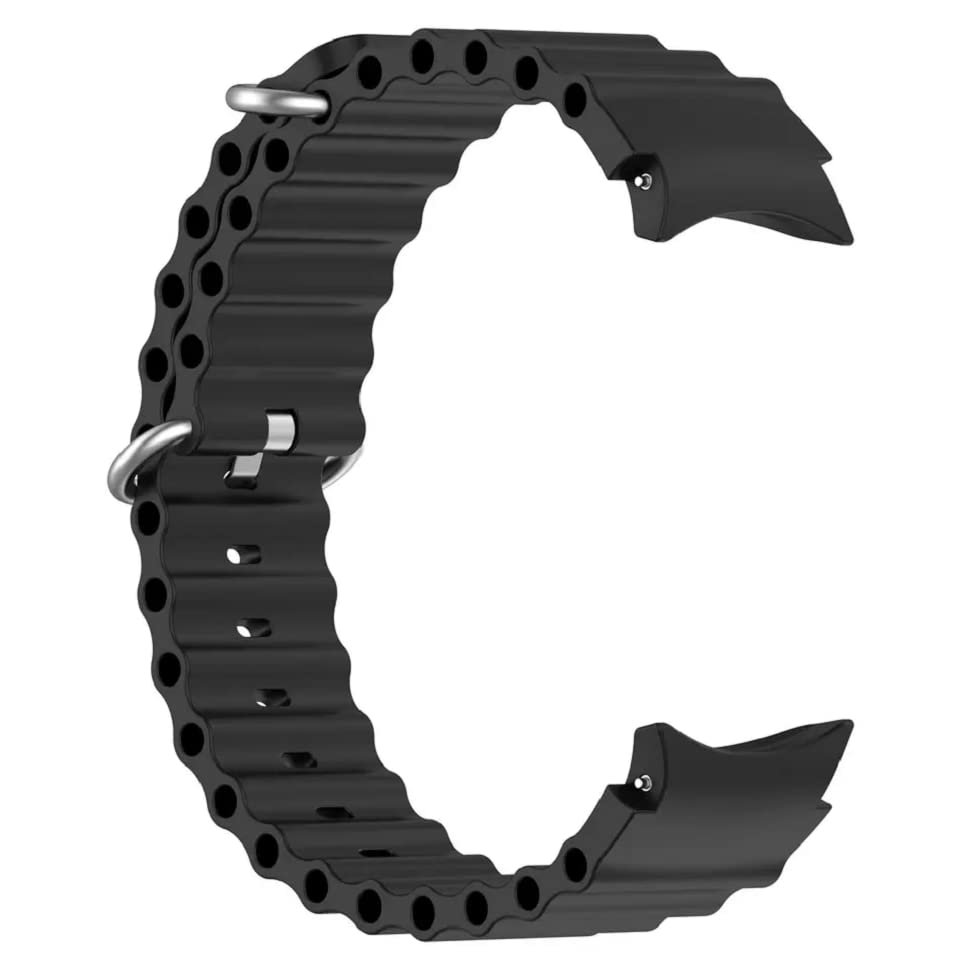 FOLX FAB31 20MM No Gap Ocean Silicone Watch Band / Strap Compatible with Samsung Galaxy Watch 5 Band/Galaxy Watch 5 Pro, Galaxy Watch 4 Band 40mm 44mm/Galaxy Watch 3/Active 2 Watch Bands , Adjustable Loop with Buckle Sports Strap Women Men Girl Unise (B0BZMHT1WL) Amazon Price History, Amazon Price Tracker