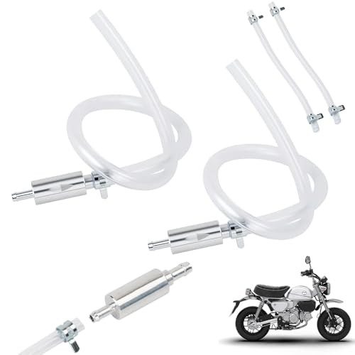 SROCOPT Brake Bleeder Hose, 2025 Upgrade One Way Check Valve Tube Bleeding Tool Kit for Motorcycle Clutch, Universal Brake Bleeder Kit for Motorbike Car (2pcs)