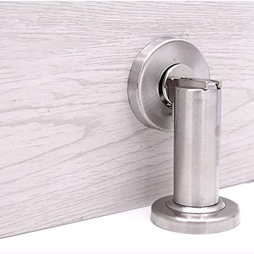 Tope de puerta de succión de pared conveniente y práctico de acero inoxidable 4