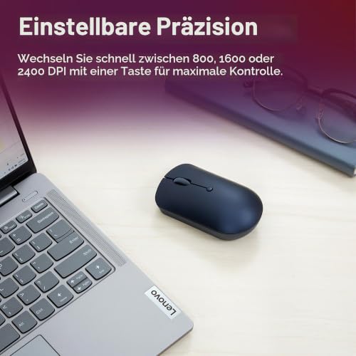Lenovo 540 kompakte Funkmaus mit USB-C-Empfänger blau, GY51D20871 – Ansicht 5