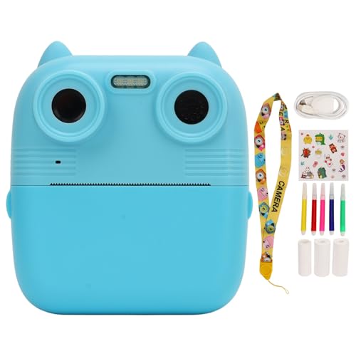 Fotocamera per Bambini HD 1080P Digitale per a Doppia Lente Anteriore Posteriore Cronometrata Videocamera Selfie con Batteria da 1100 MAh per Ragazze e