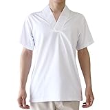 [KYOETSU] [キョウエツ] 半襦袢 Tシャツ 洗える 襦袢 男性 メンズ (XL, ホワイト)