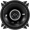 KICKER DSC40 bocinas coaxiales de 4 pulgadas (100mm), 4 ohmios, paquete 5