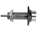 Kegco SHANK3-ASC 3-1/8" Long All SS Contact Shank with Nipple Assembly - 3/16" I.D. Bore
